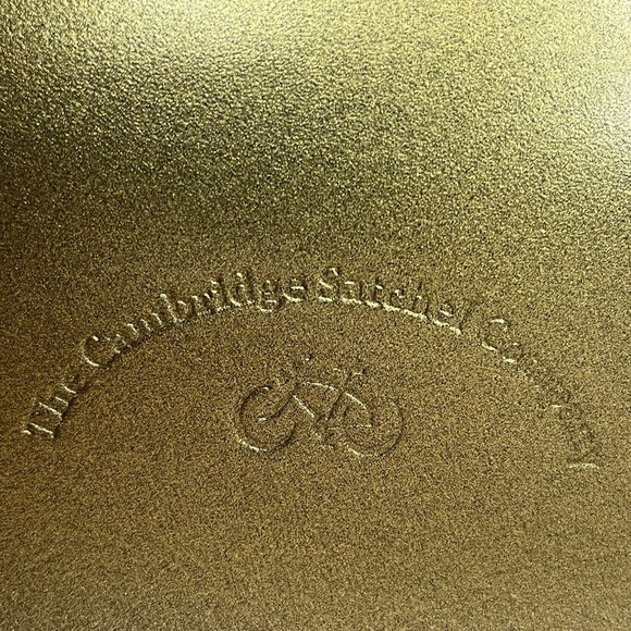 The Cambridge Satchel Company Women's Mini Satchel - Gold Saffiano - Picture 8 of 11